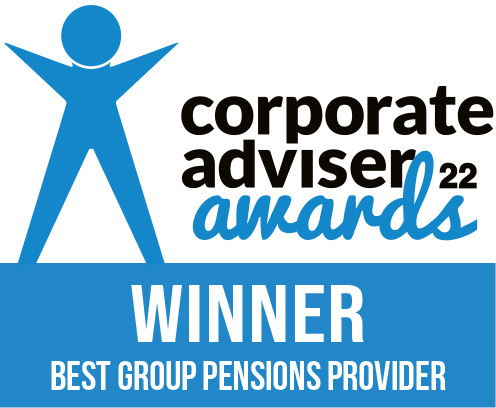 Winner of best group pensions provider at the corporate adviser 2022 awards