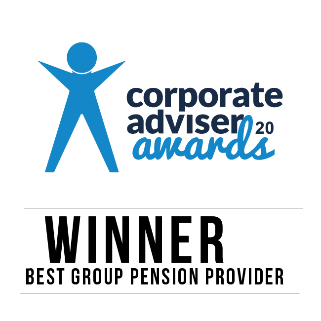 Winner of best group pension provider at the corporate adviser 2020 awards