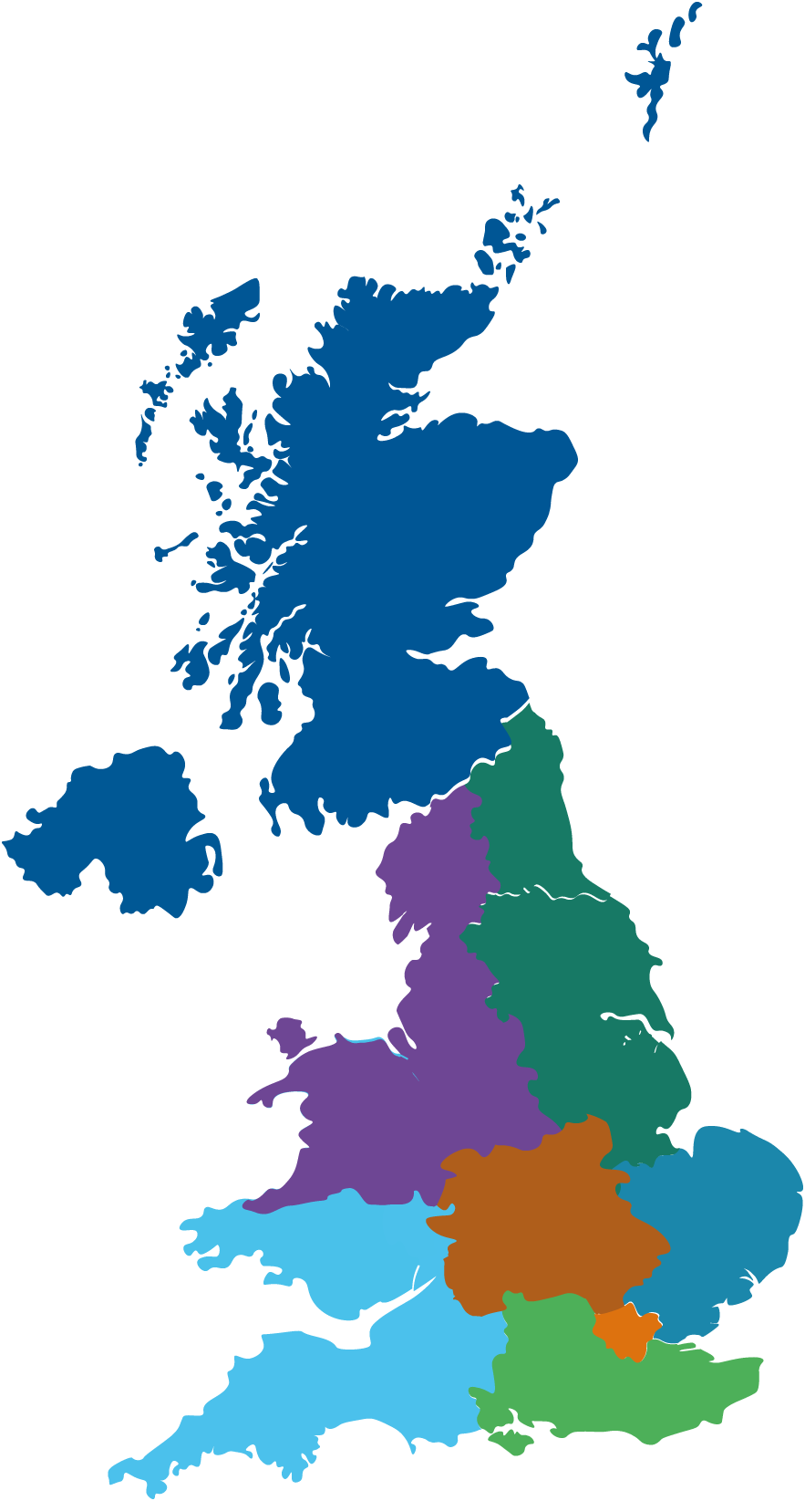 Aegon Partnership Sales UK map