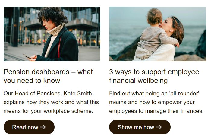 2 column width block examples