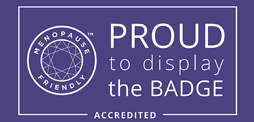 Menopause friendly badge logo