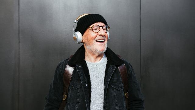 cool senior man