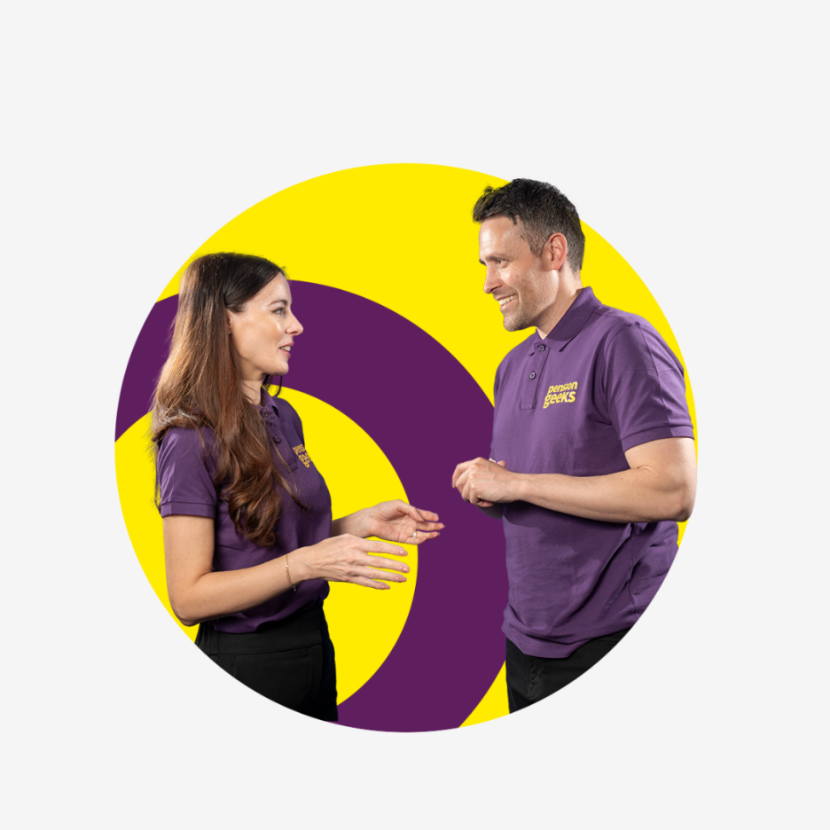 Profile of Jonathan Bland and Rachel Parkinson from Pension Geeks