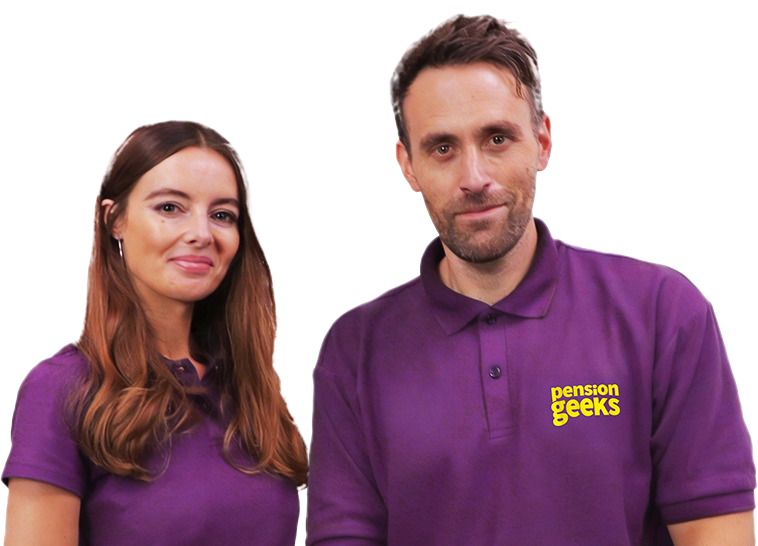 Profile of Jonathan Bland and Rachel Parkinson from Pension Geeks