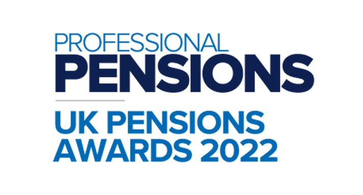 Professional Pensions UK Pensions Awards 2022 logo