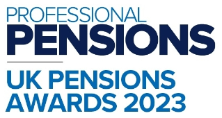 Professional Pensions UK Pensions Awards 2022 logo