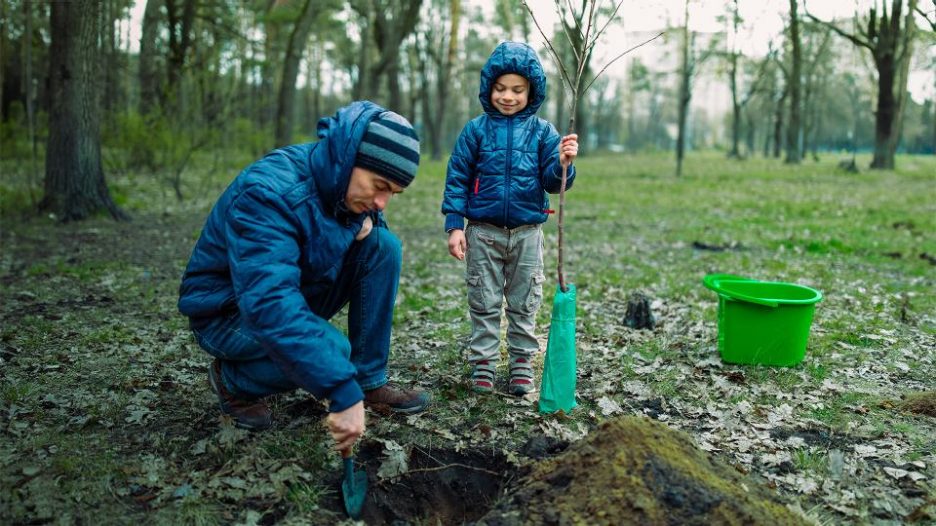 a mother lists her toddler overhead while they're outside in a grassy field